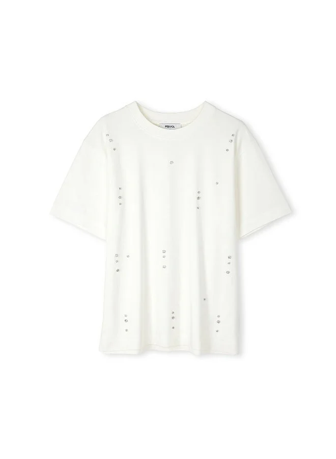 Ipekyol Relaxed Fit Embroidered T-Shirt